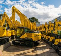 Excavators Machine Work