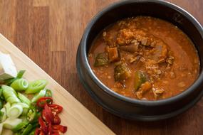meat soup with vegetables