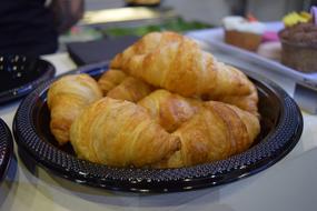 delicious croissants crispy