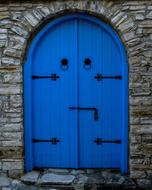 Door Wooden Blue