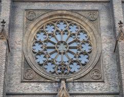 Rosette Window Prague Czechia
