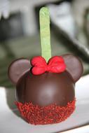 chocolate candy decorated