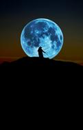 Girl Moon Dark