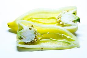 sliced pepper fruit