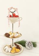 sweet treats on a white background