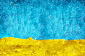 background blue yellow art