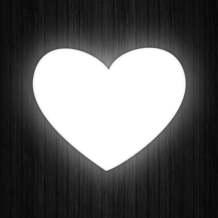 heart white background