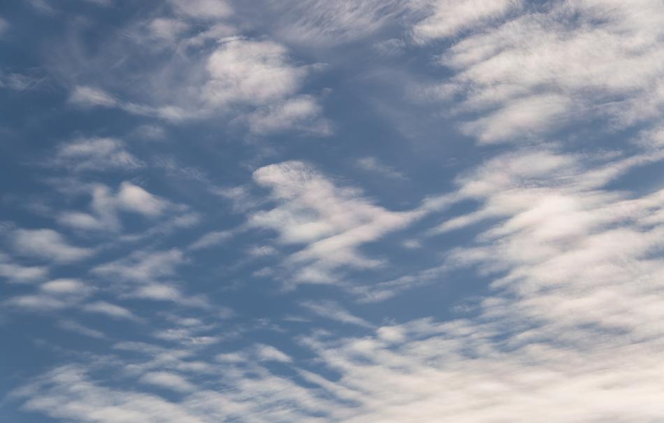Clouds White Blue
