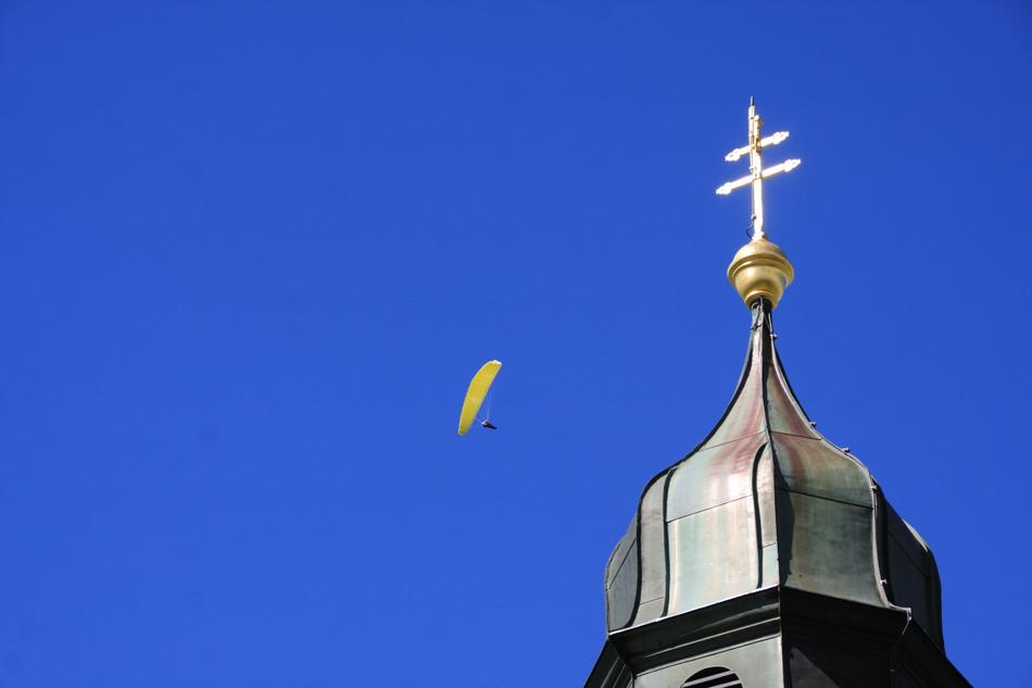 Blue Sky Hang Glider