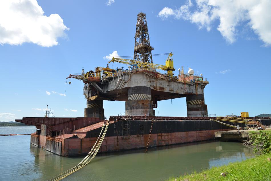 Platform for resource extraction on the water