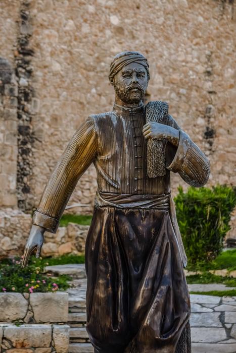 Fisherman Man Cypriot statue