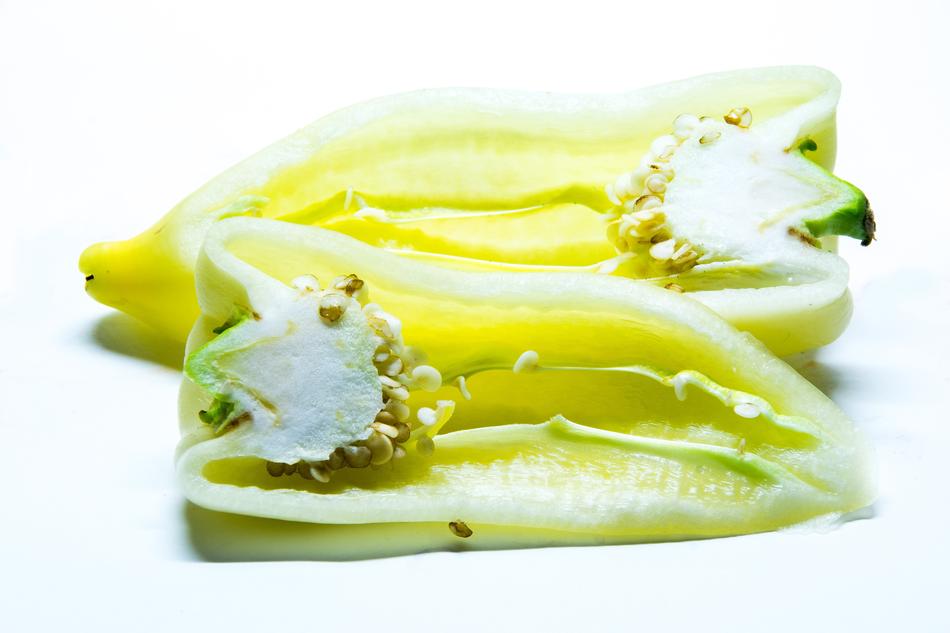 sliced pepper fruit