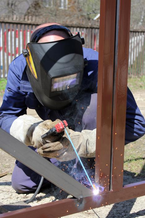 Welder Fire Man The