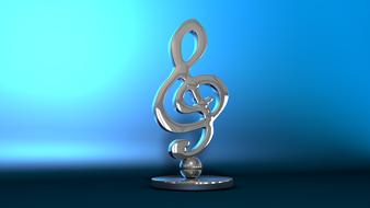 Violin Key figurine