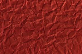 Crumpled Paper Red Abstract