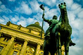 Germany Munich City sculpture