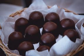 small chocolate candies