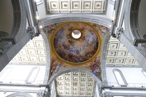 beautiful roof with patterns in the building