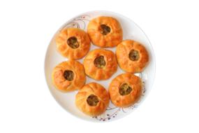 sweet delicious baked goods in a plate