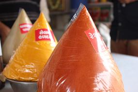 Packaged orange spices