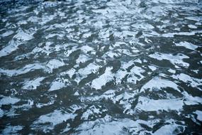 frozen water nature