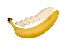 delicious sliced banana