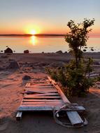 Sunset Bridge nature landscape view
