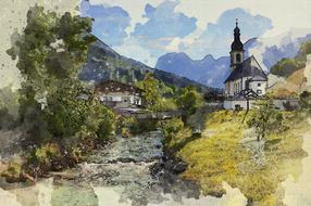 ramsau church house of worship