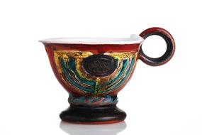 vintage colored mug