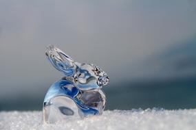 Easter Hare Glass