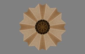 round ribbed mandala