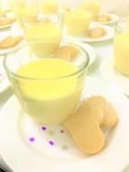 creamy yellow dessert