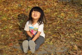 Child Fall Nature
