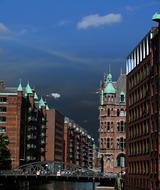 Urban City Buildings in Hamburg