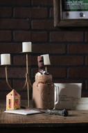 Cold drink with chocolate