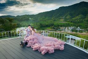 pair Bride in dress