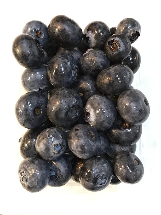 juicy black berries