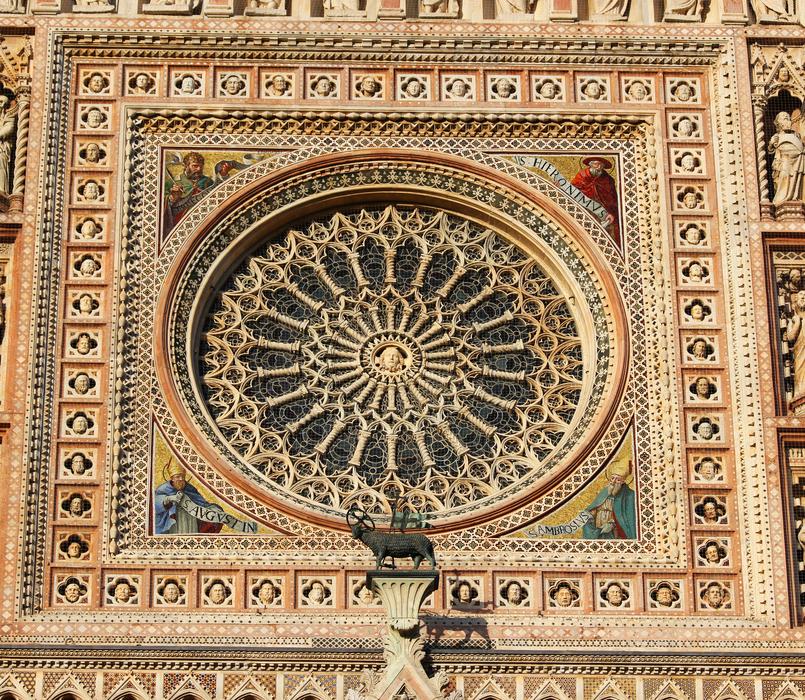 Rose Window Gothic Cathedral