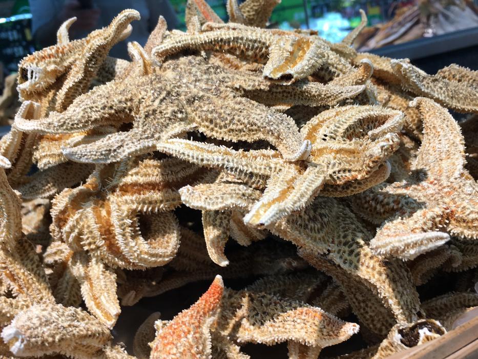 dry spiny fish