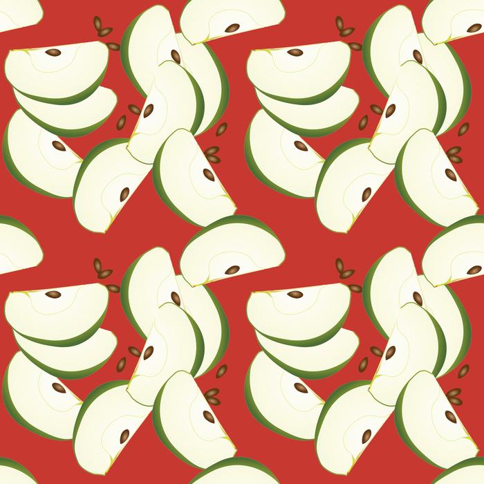 Pattern apple cores red texture free image download