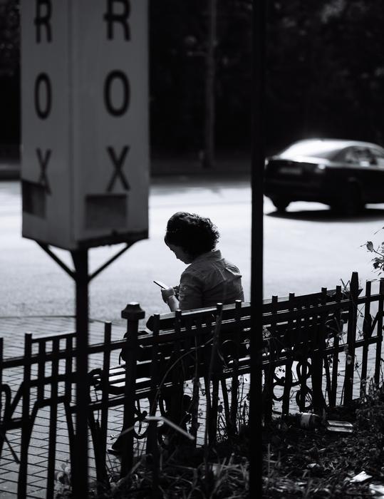 The Girl On street