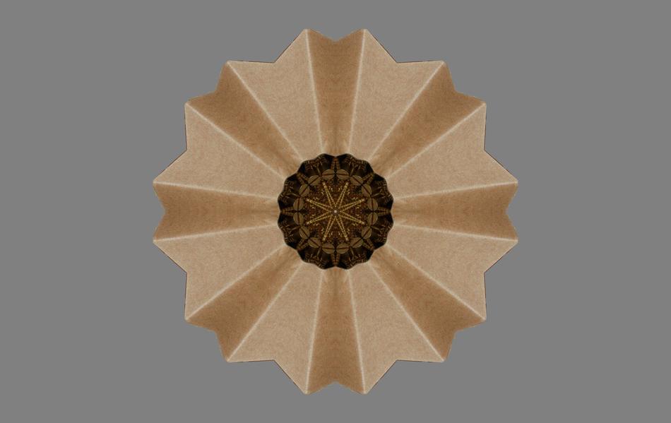 round ribbed mandala