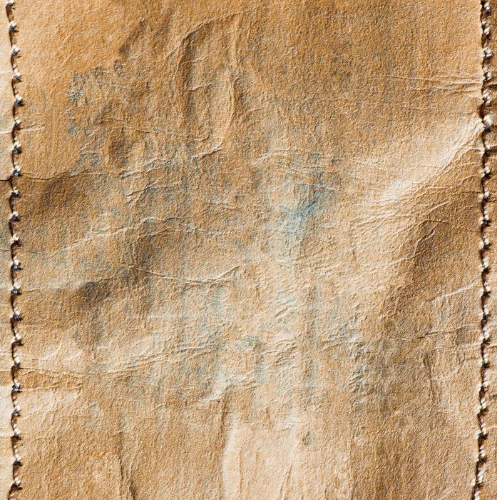 wrinkled brown leather background