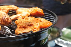 thin fried meat