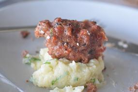 meat and potato dish with specials