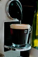 coffee machine delicious glass