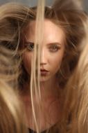 blonde with fashion styling