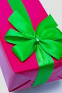 Pink and green Packaging Box