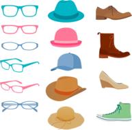 accessories glasses hats shoes man