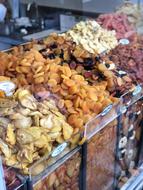 dried fruits on the market